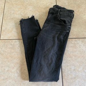 Black high waisted Mother Denim jeans